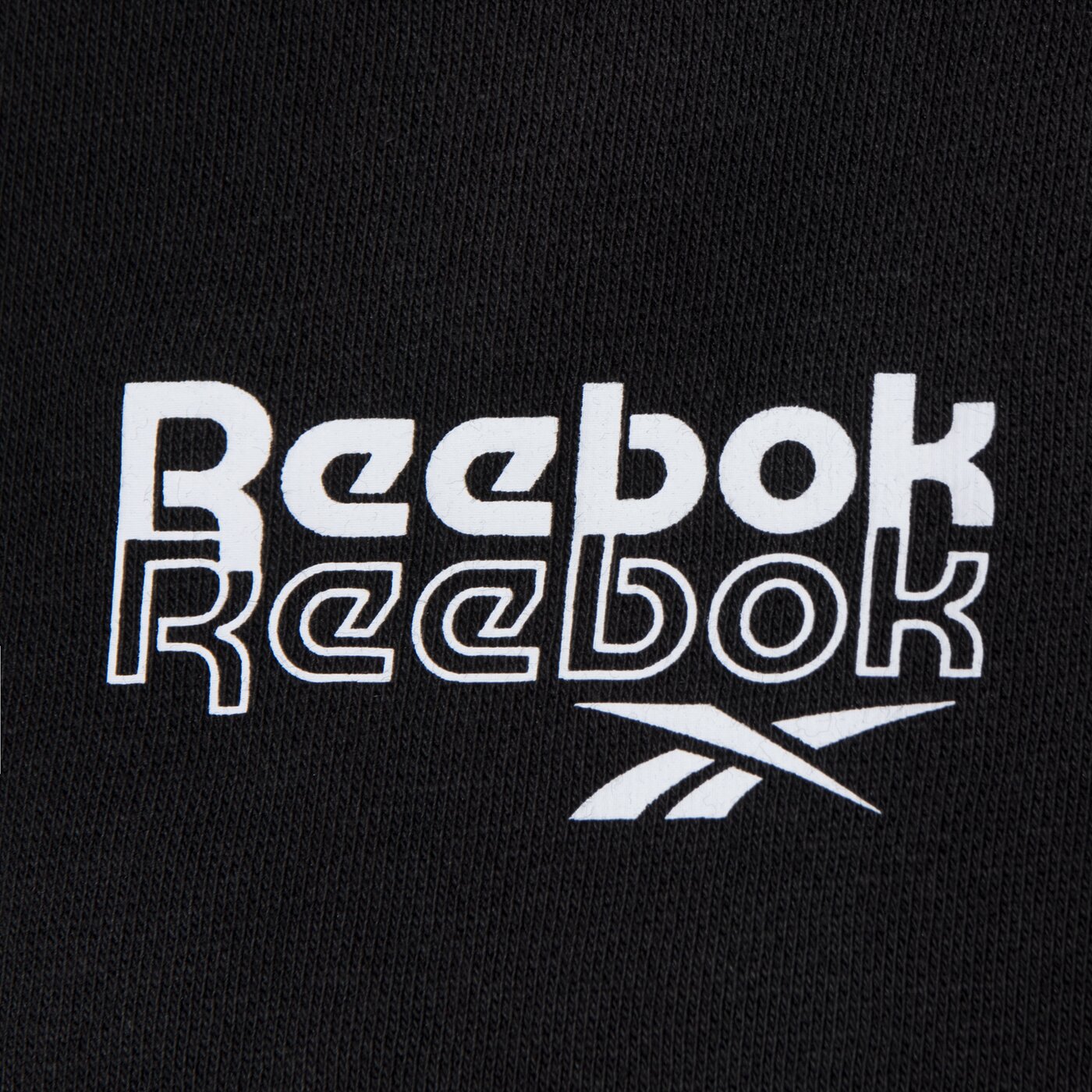 REEBOK SWEATSHIRT RIE 1/4 ZIP Schwarz