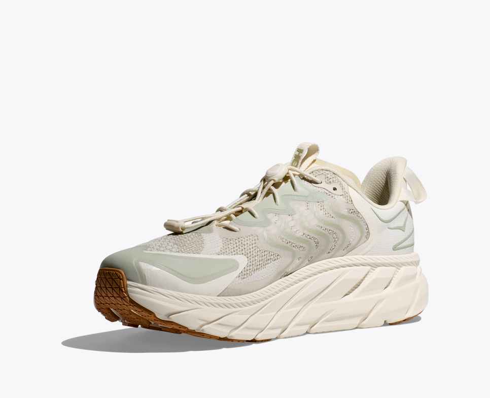 Clifton LS Satisfy Running Celadon Tint / Whisper White