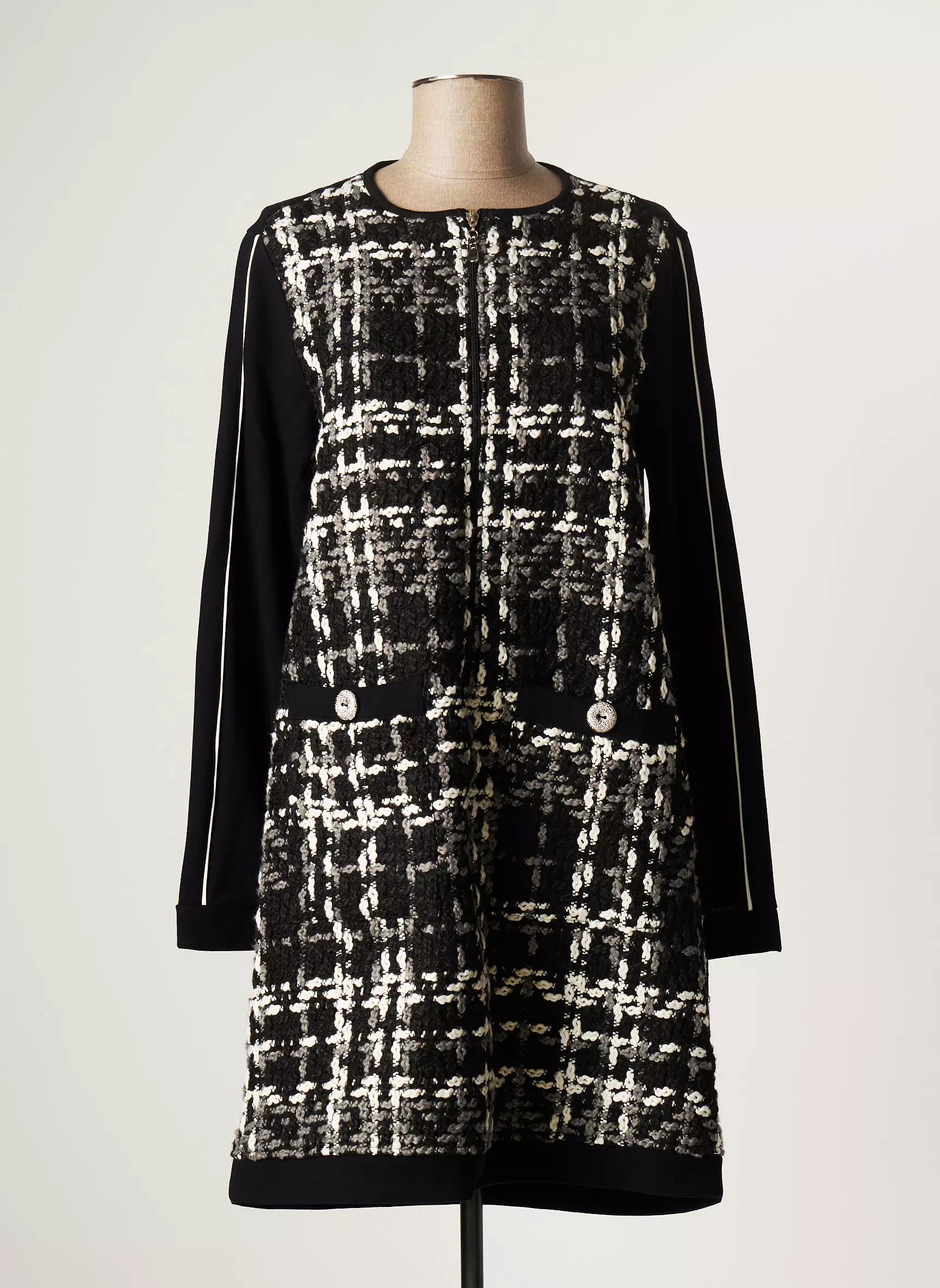 Maloka Vestesimilicuir Femme couleur noir