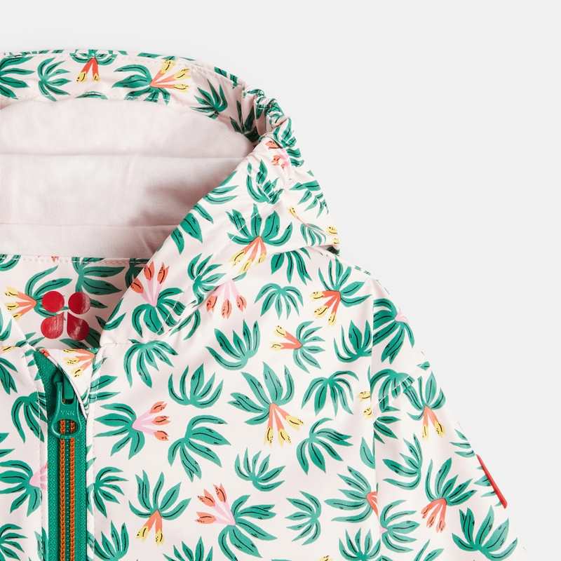 Coupe-vent bébé fille à motifs tropicaux rose Catimini