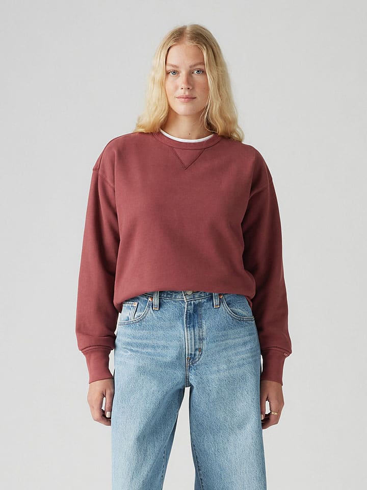 Levi´s Sweatshirt in Bordeaux günstig kaufen