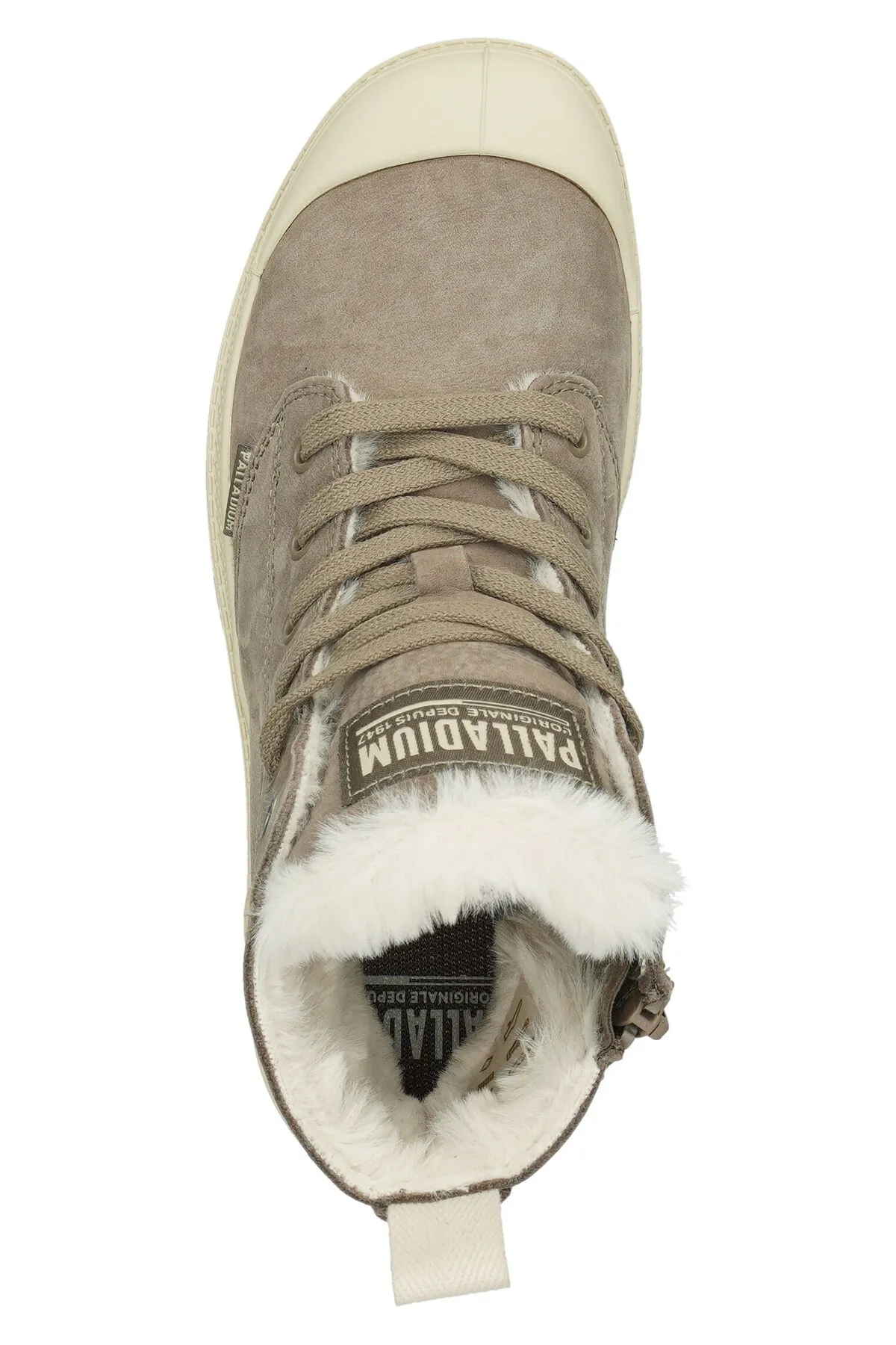 Palladium  Stiefelette - Braun - Blockabsatz