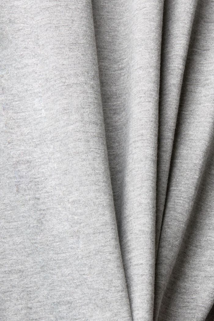 Jersey-Longsleeve mit kleinem Logoprint