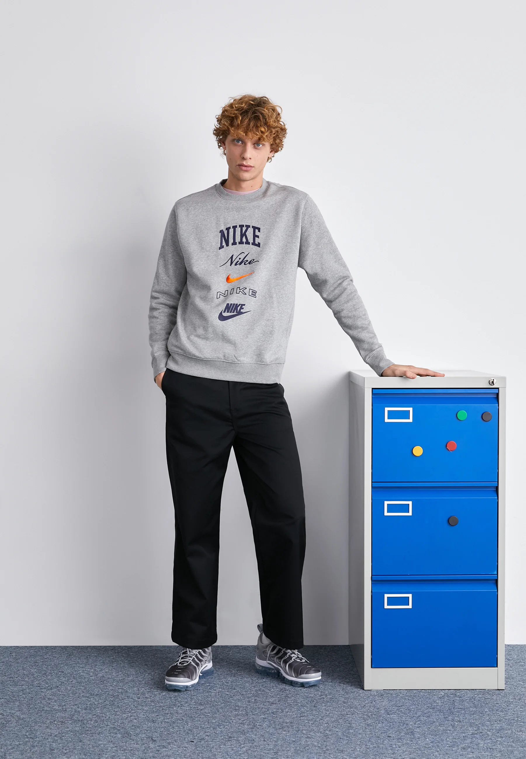 Nike Sportswear CLUB CREW STACK - Sudadera