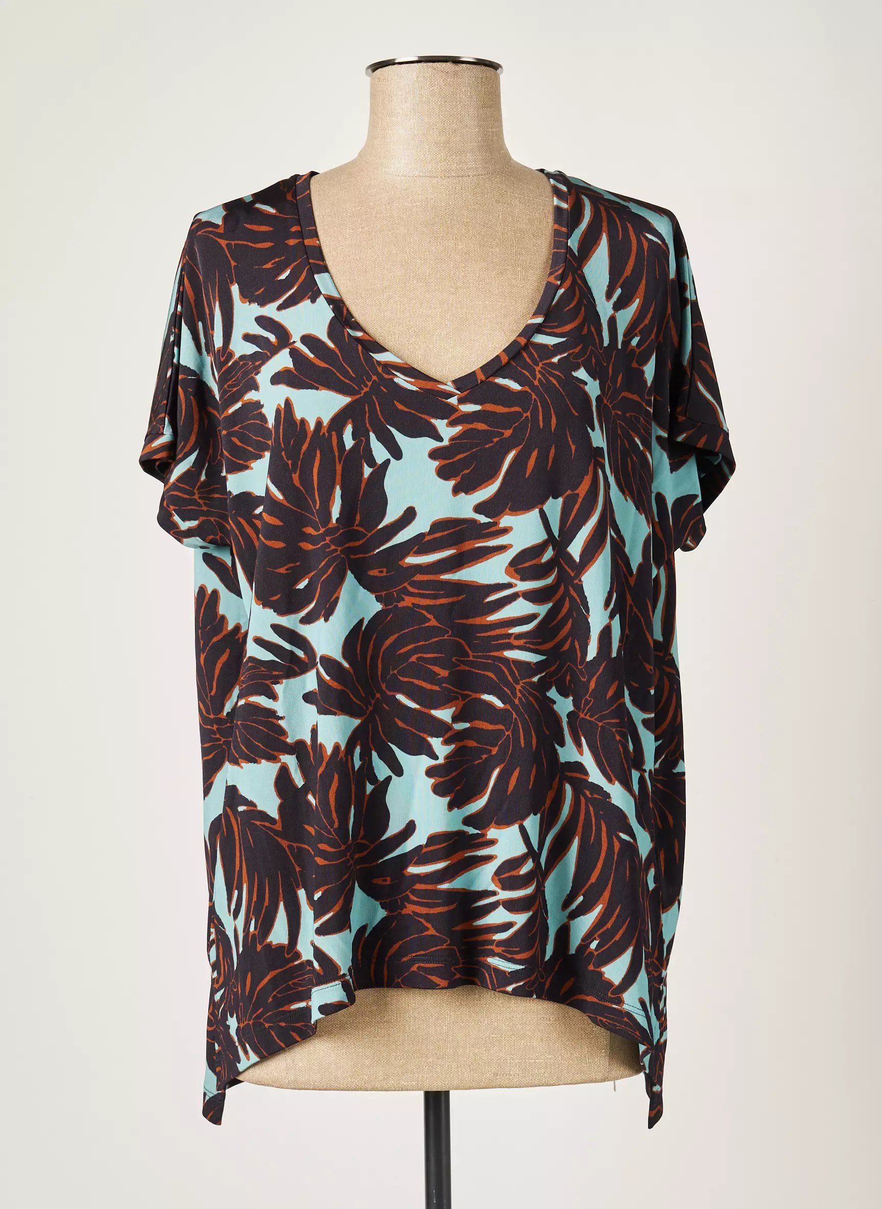 Rosso 35 Tshirts Femme couleur bleu