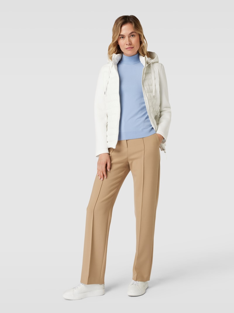 Jacke mit Two-Tone-Machart in offwhite