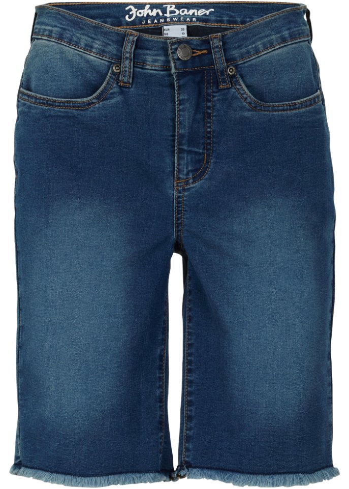 Super-Stretch-Jeans-Bermuda