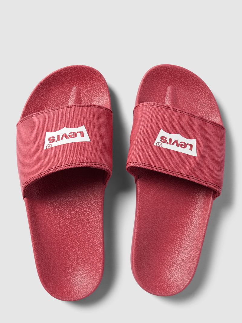 Slides mit Label-Print Modell 'JUNE' in pink