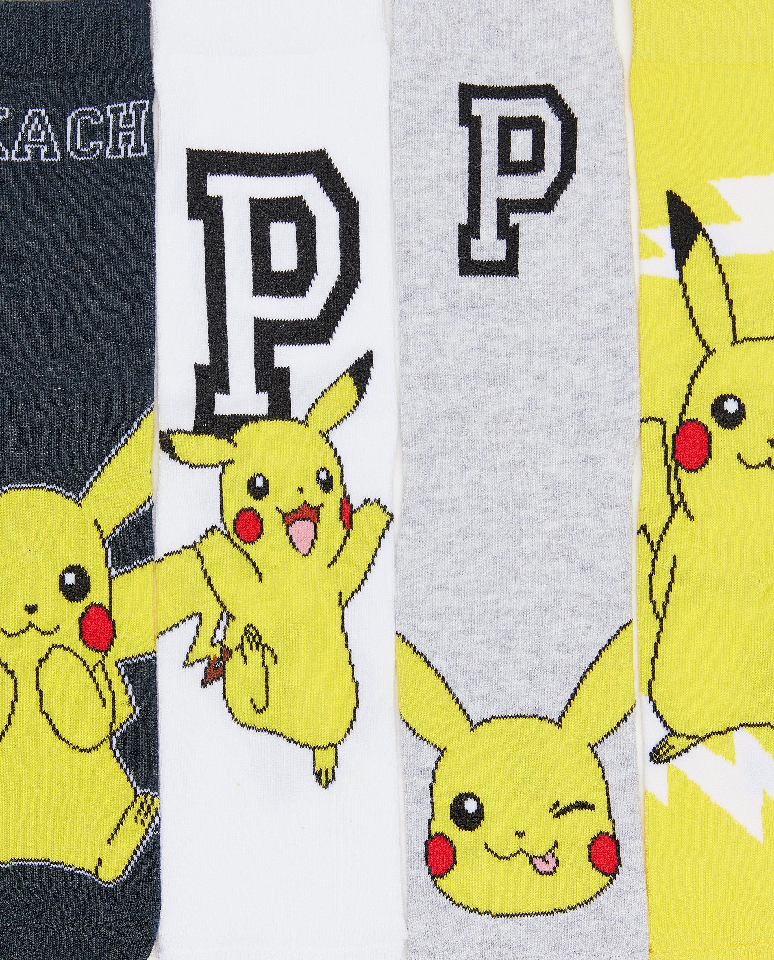 Pokemon Set de 4 perechi de șosete albastru închis