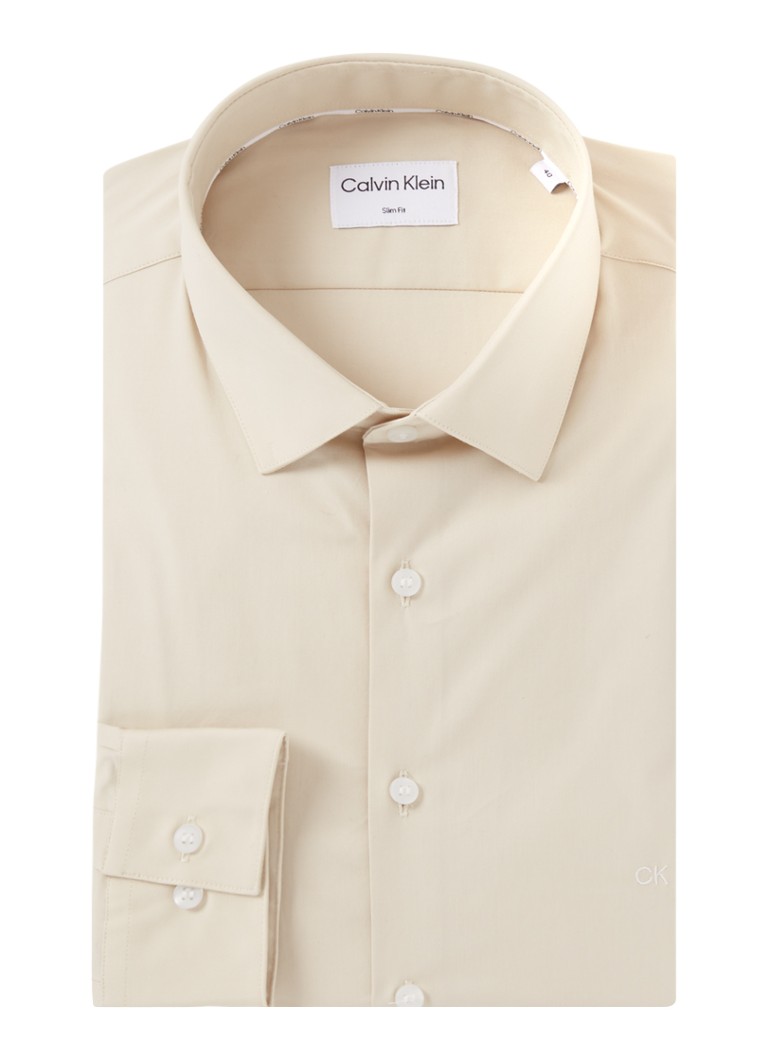 Calvin Klein Slim fit košulja s rastezljivim materijalom