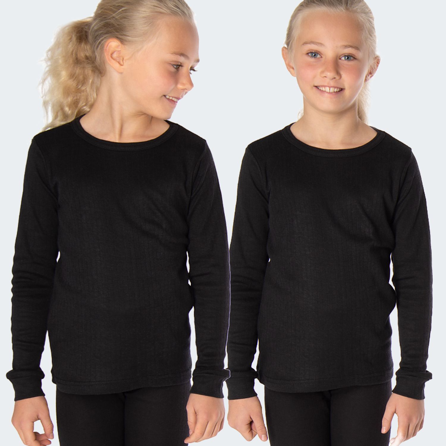 Black Snake Cuddle Schwarz 2-Pack Kinder Thermoshirt