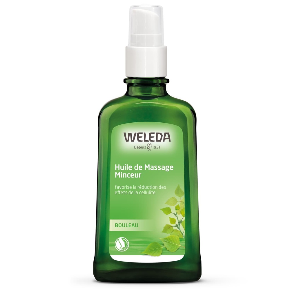 WELEDA Bouleau Huile de Massage Minceur - 100 ml (flacon pompe) Huiles