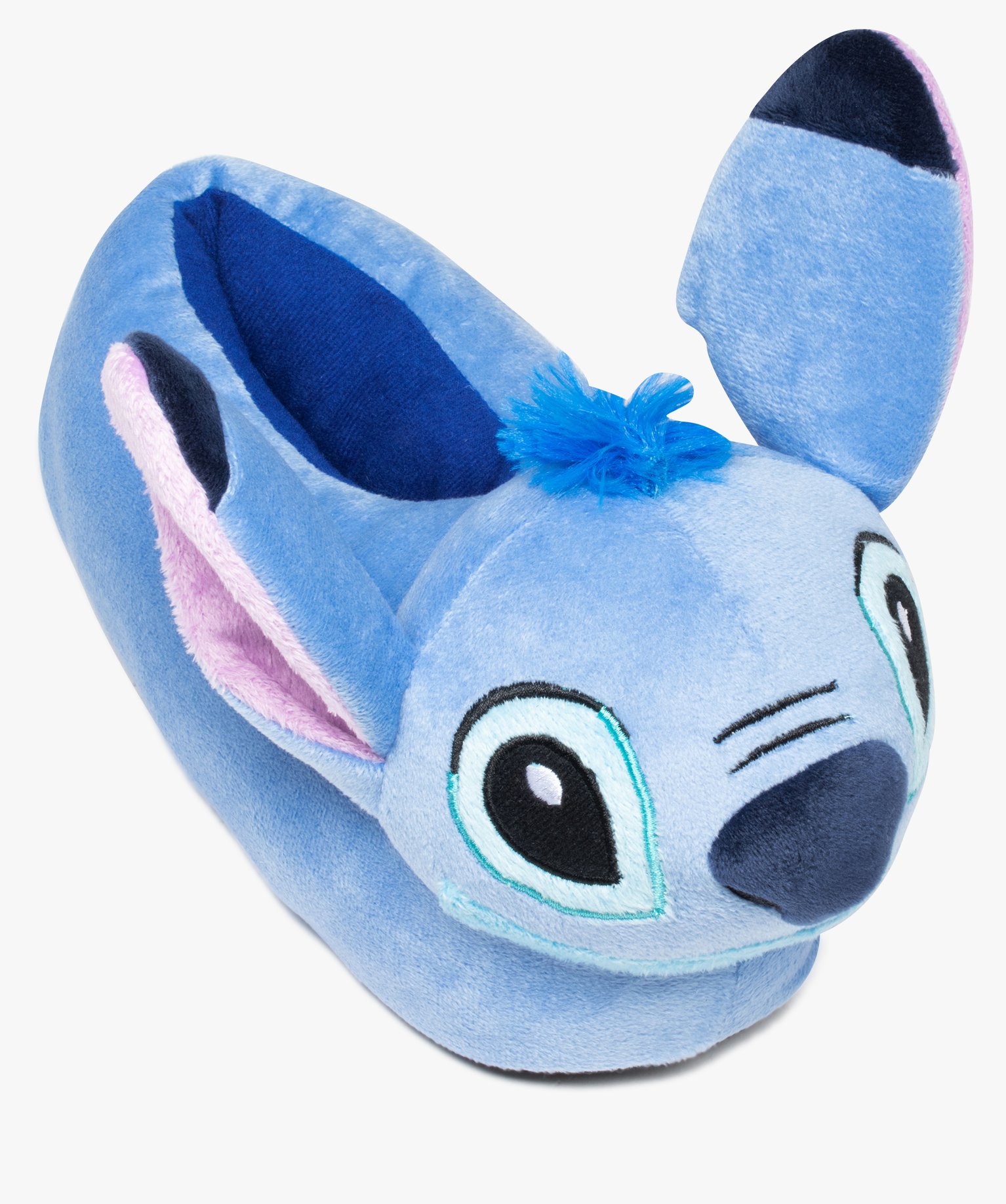 Chaussons fille pantoufle en forme Stitch - DS bleu | GEMO
