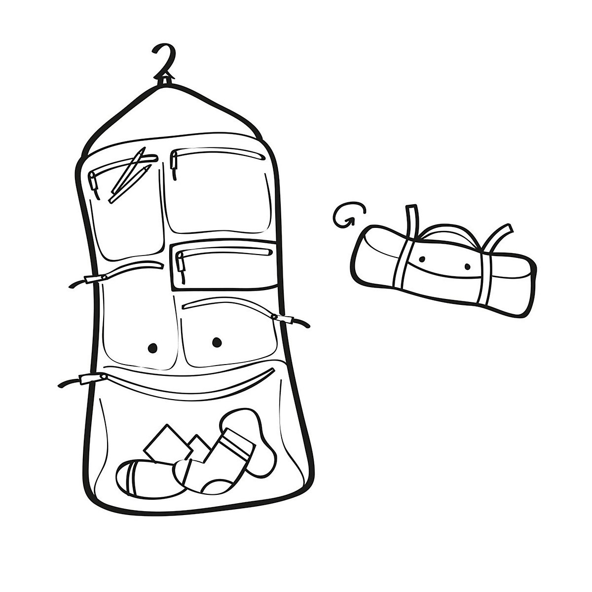 Kleinteile-Organizer Tasche kids