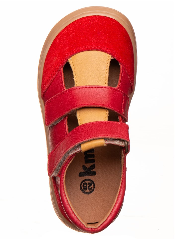 kmins Leder-Barfußschuhe in Rot günstig kaufen