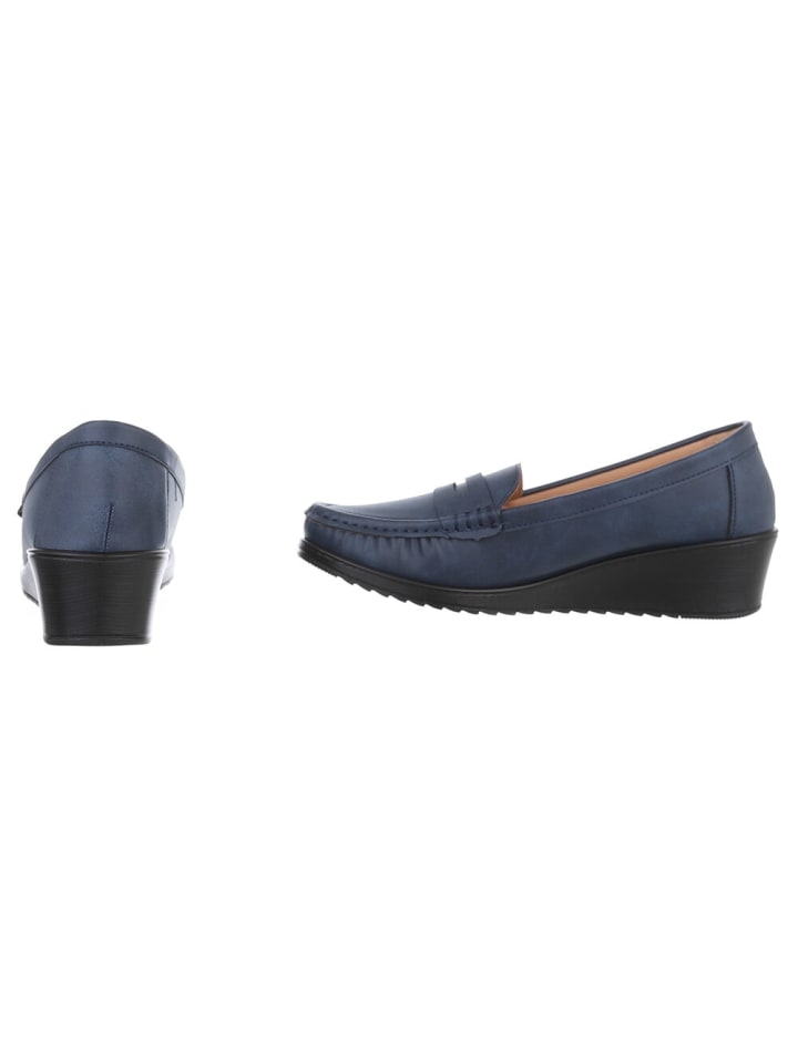 Ital-Design Halbschuh in Blau günstig kaufen