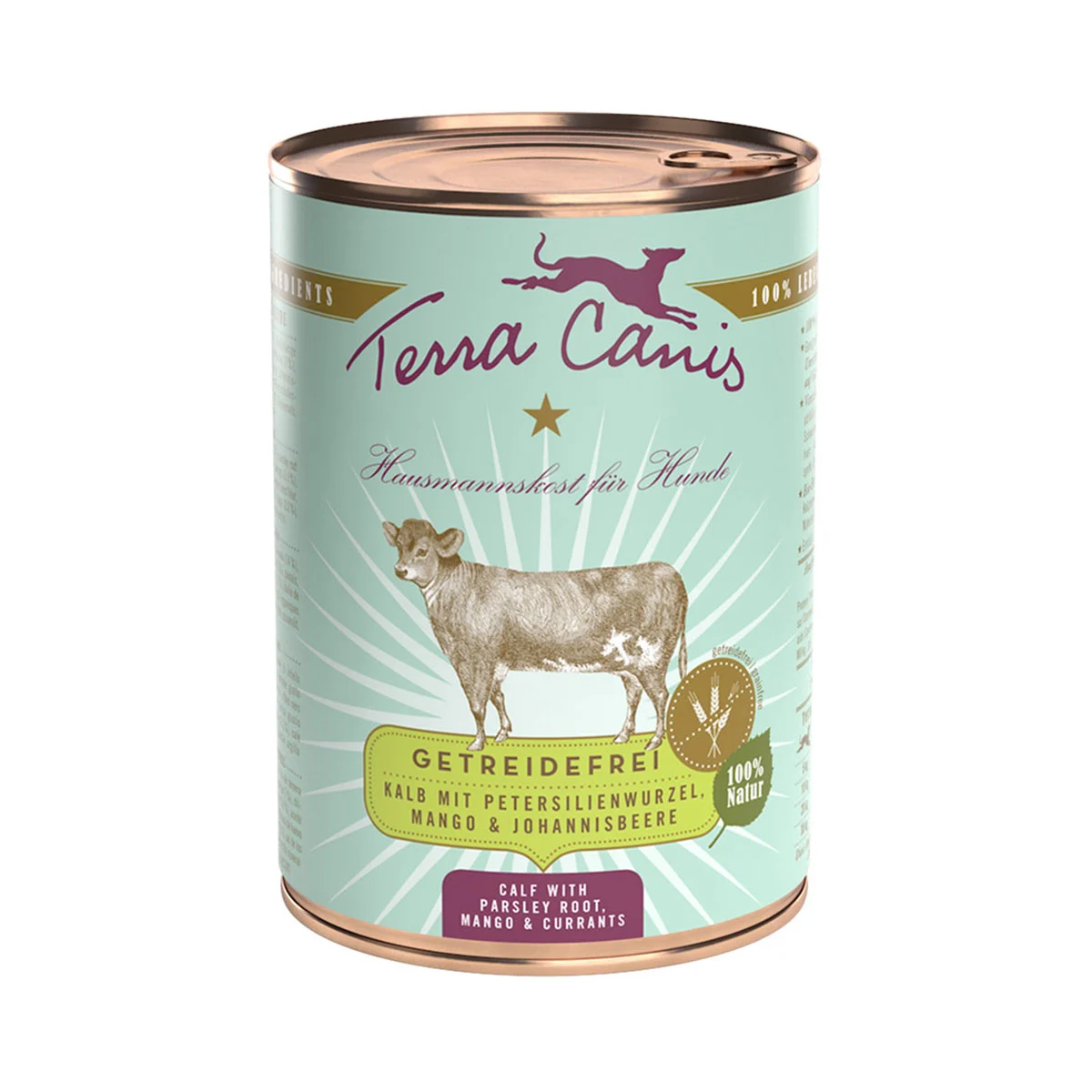 Terra Canis getreidefrei Kalb mit Petersilienwurzel, Mango & Johannisbeere