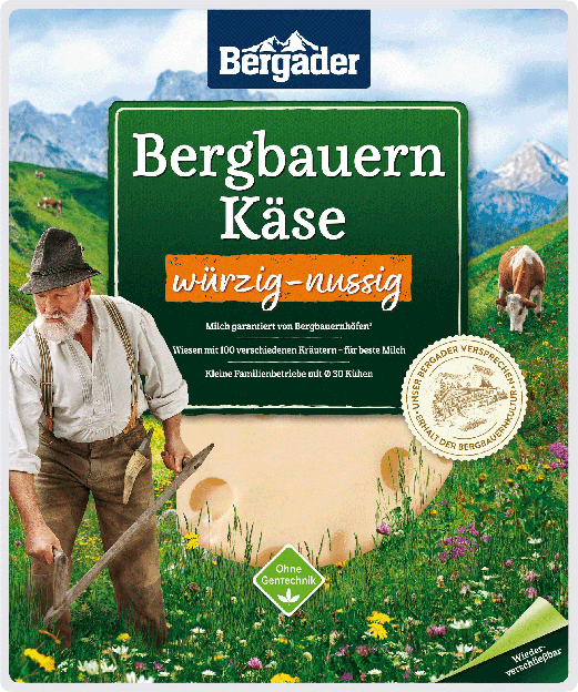 Bergader Bergbauern Käse würzig-nussig