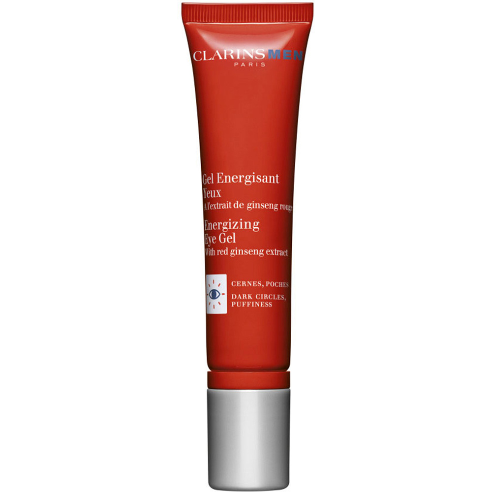 Clarins Gel Energisant Yeux A l'extrait de ginseng rouge Soin visage homme