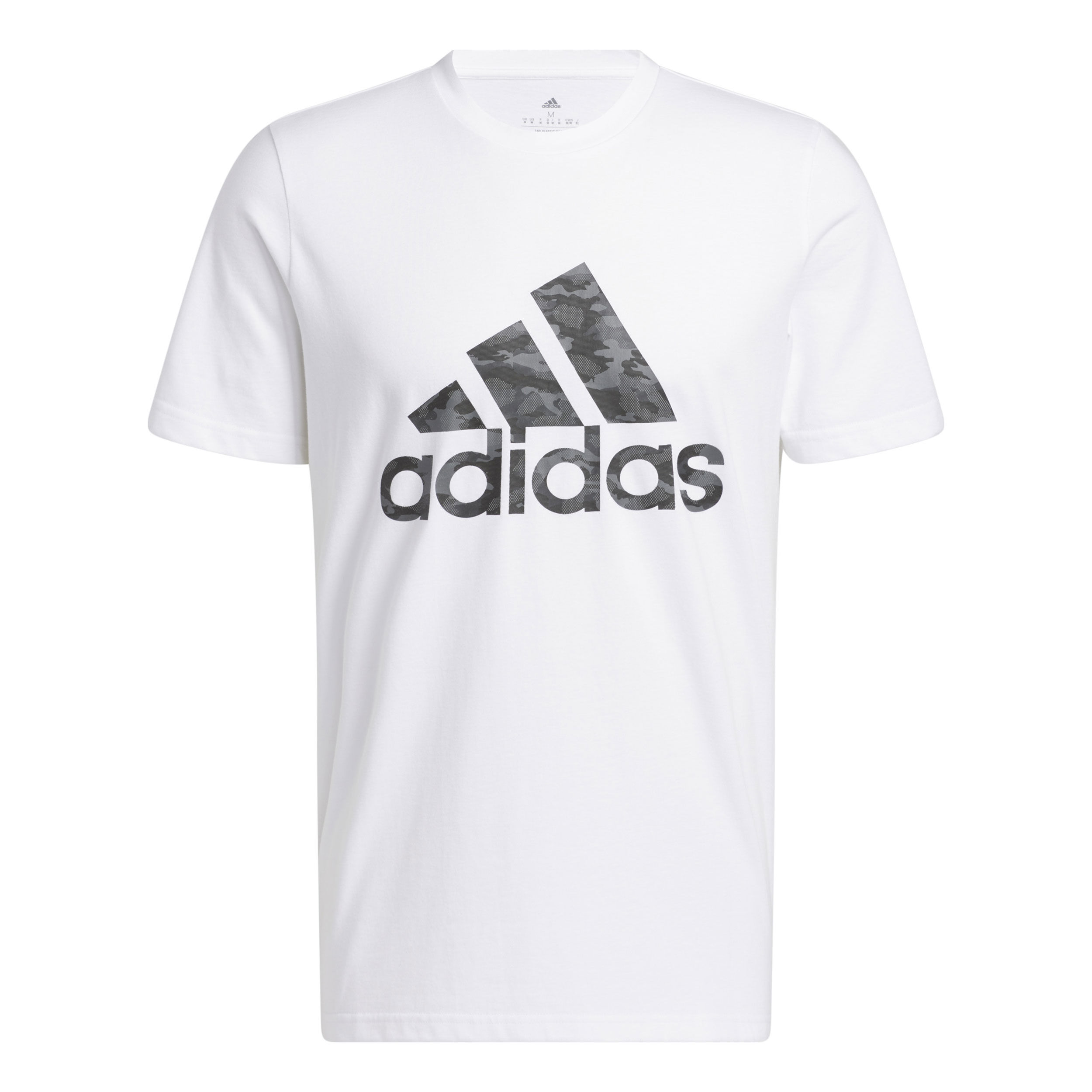 Camo Short Sleeve T-Shirt Herren - Weiß, Grau
