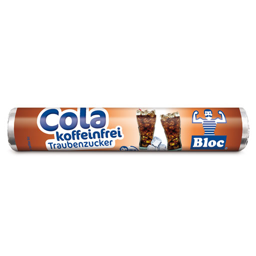 BLOC Traubenzucker Rolle Cola koffeinfrei  1 St