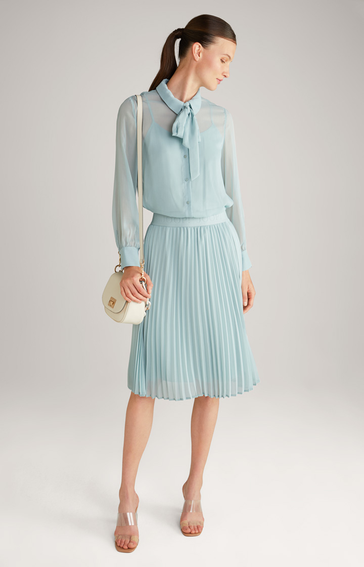 Chiffon-Bluse in Mint