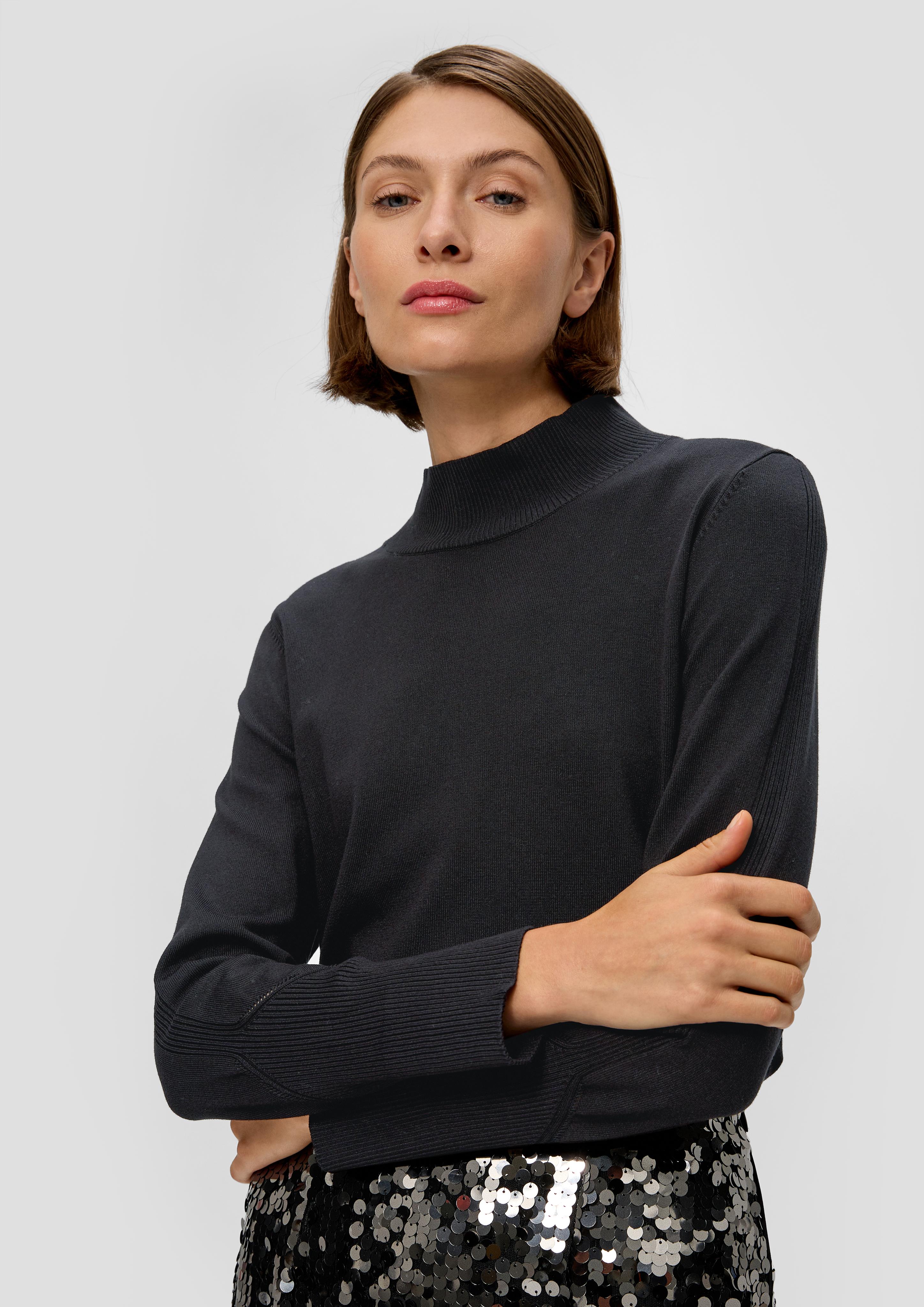 Turtleneck mit Rippdetails  2119752-9999