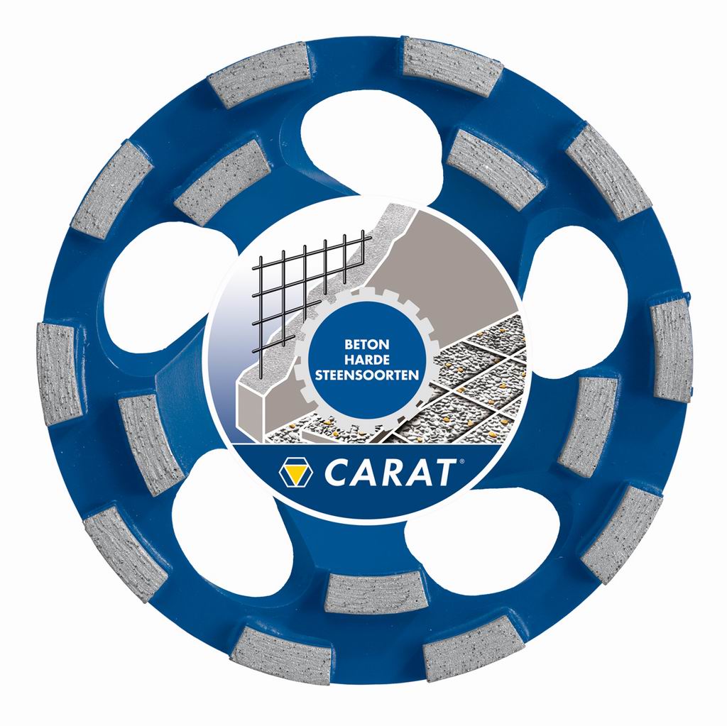 Carat CUBD1253C0 Sliphuvud Dustec 125x22,2 mm Typ betong Premium