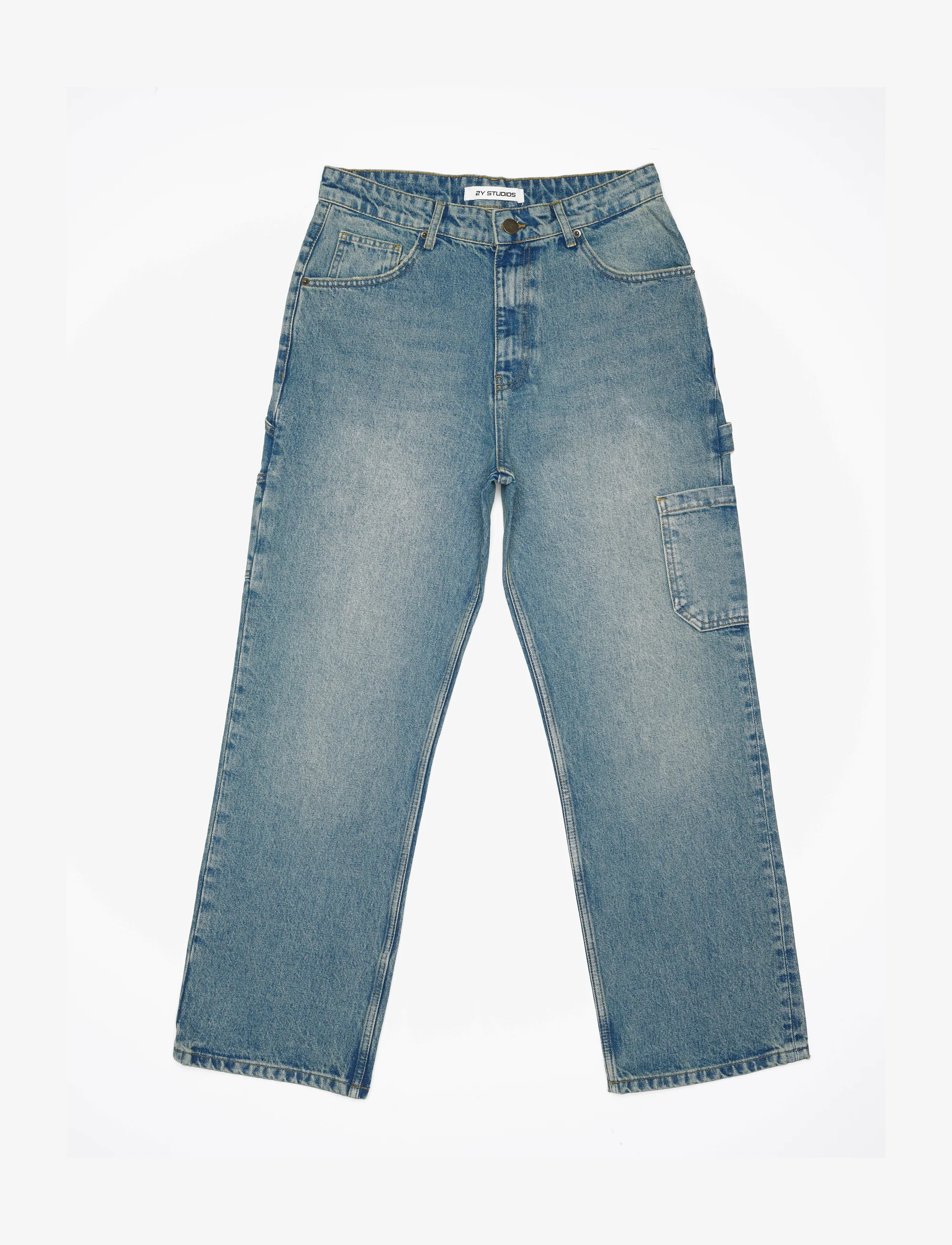 2Y Studios ELADAN WORKER BAGGY - Vaqueros holgados