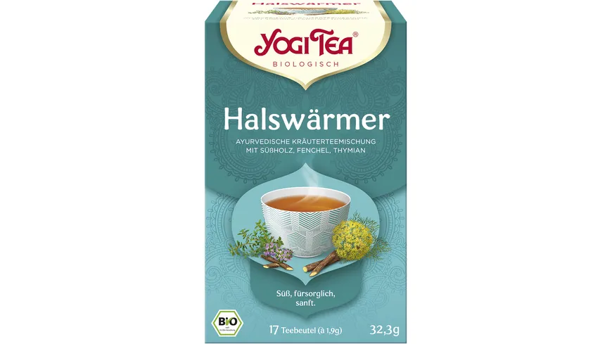 YOGI TEA Bio Kräuterteemischung Halswärmer 30.6 g