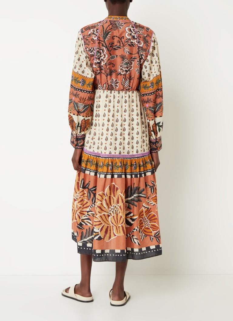 Rochie-tunică midi cu imprimeu Anika de la Farm Rio