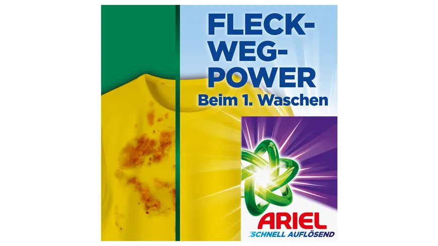 Ariel Colorwaschmittel schnell auflösend Color+ Pulver 1.2 kg