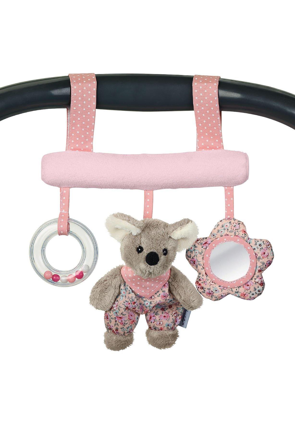 Spielzeug z. Aufhängen Maus Mabel in Rosa, 26 cm