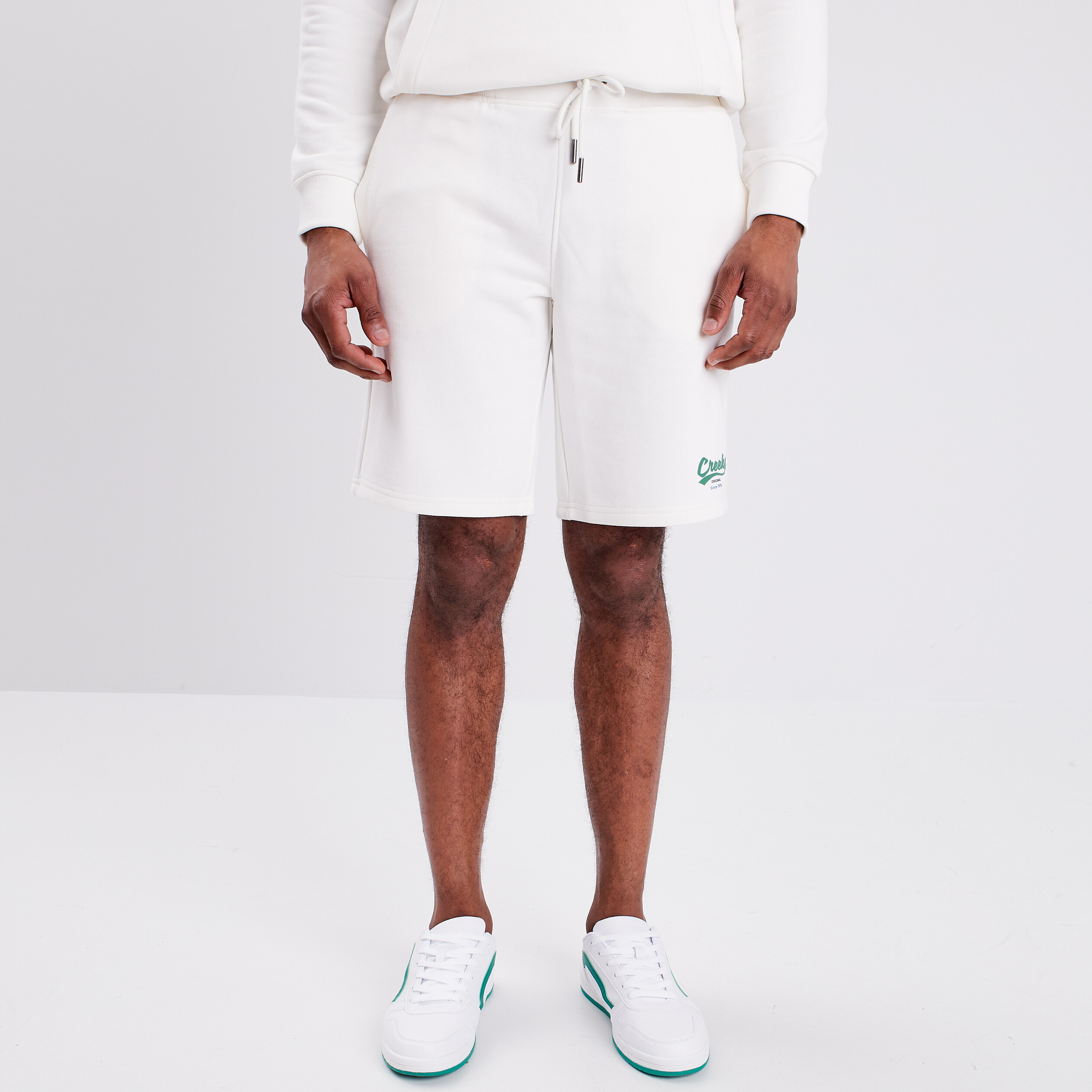 Jogging-Short droit Creeks ivoire homme | La Halle