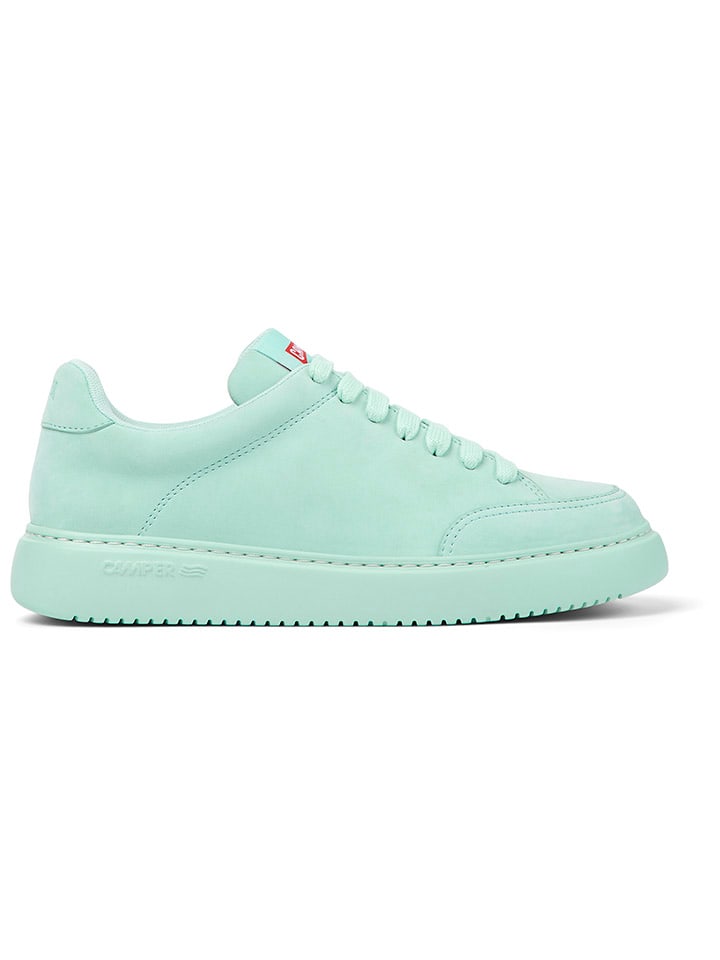 Camper Leder-Sneakers in Türkis günstig kaufen