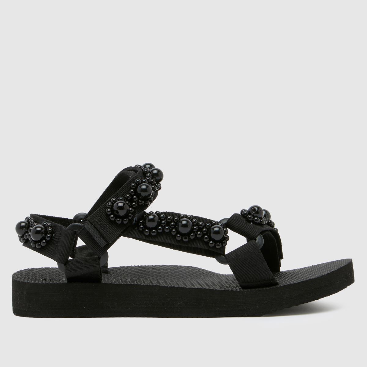 ARIZONA LOVE – Svarta sandaler med pärlmönster