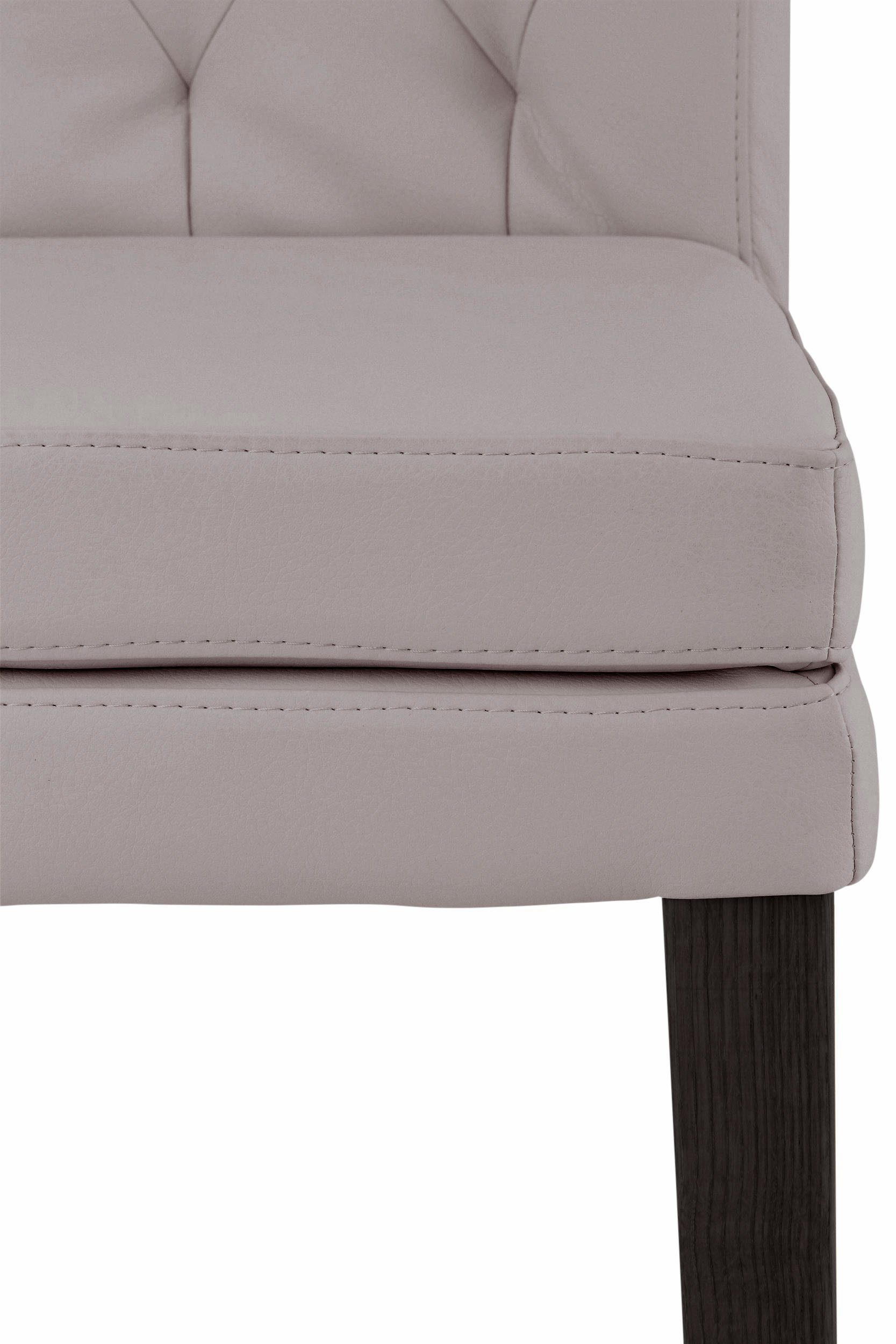 Home affaire 4-Fußstuhl Colorado (Set, 2 St), Beine aus Buche, wengefarben lackiert, Im 2er, 4er oder 6er-Set