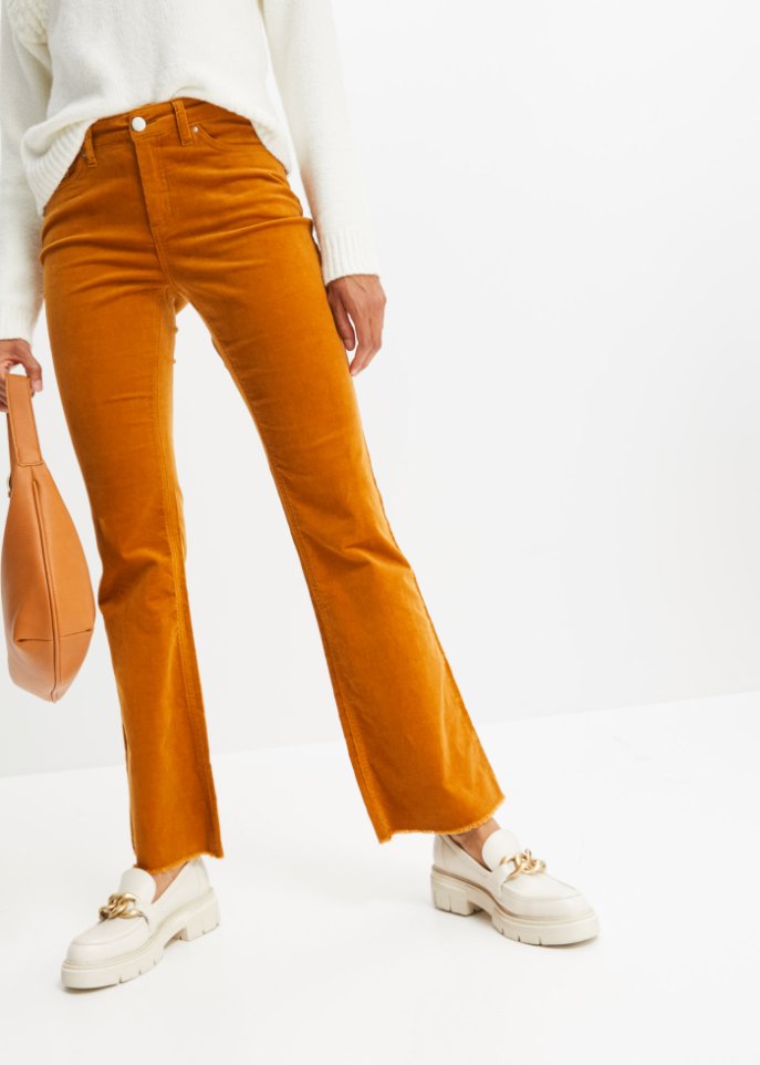 Bootcut Hose in Cord