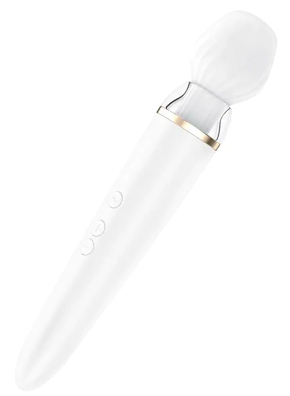 Satisfyer Double Wand-er Hvid Intimmassageapparat