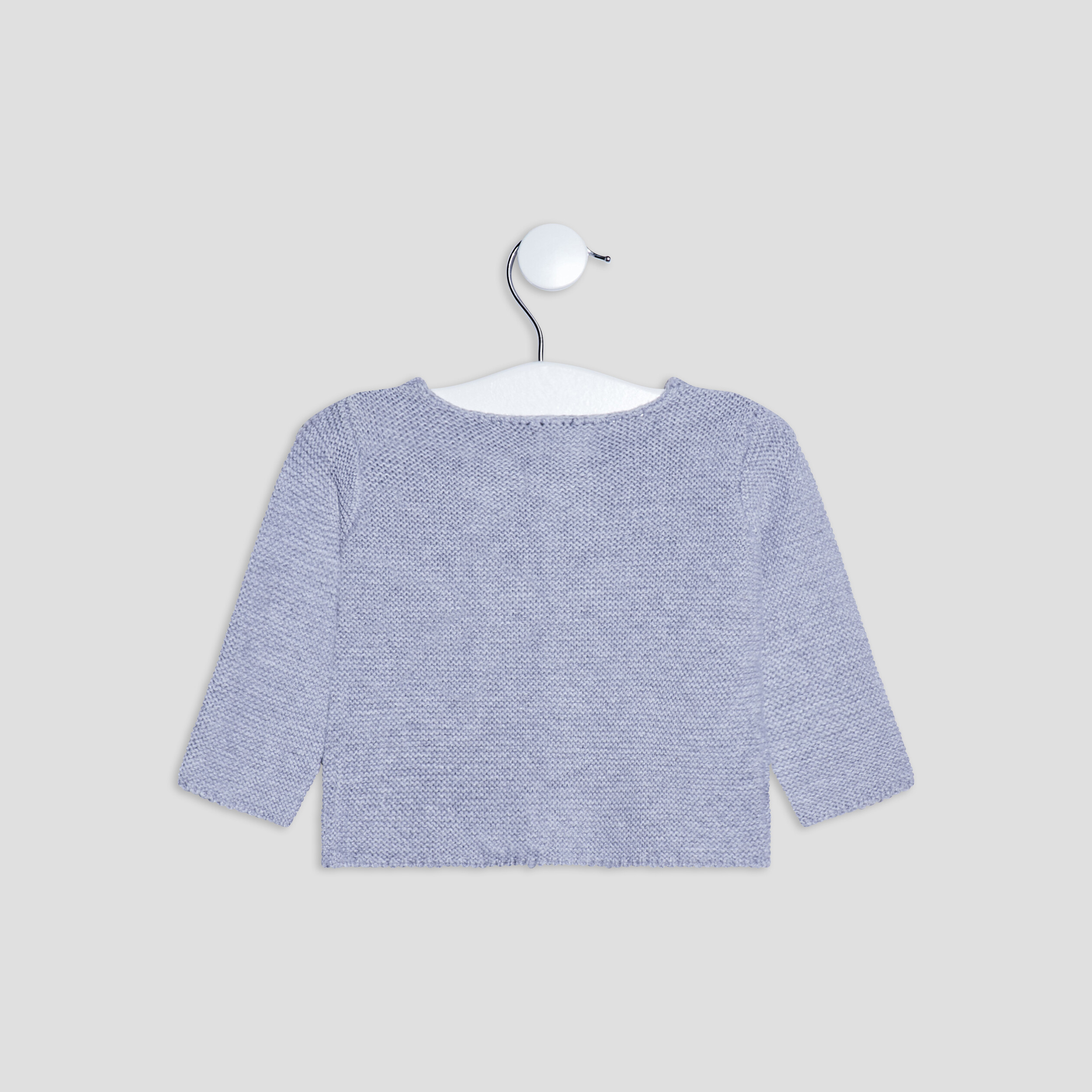 Gilet coton boutonné Pat et Ripaton gris bébé garçon | La Halle