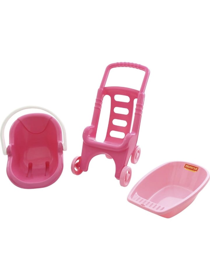 POLESIE Puppenwagen, Puppenbuggy 42842 in rosa günstig kaufen onesize