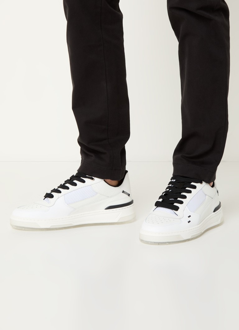 Kožené tenisky Filling Pieces Cruiser Crumbs se síťovanými detaily