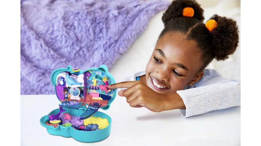 Polly Pocket Otter-Aquarium Schatulle