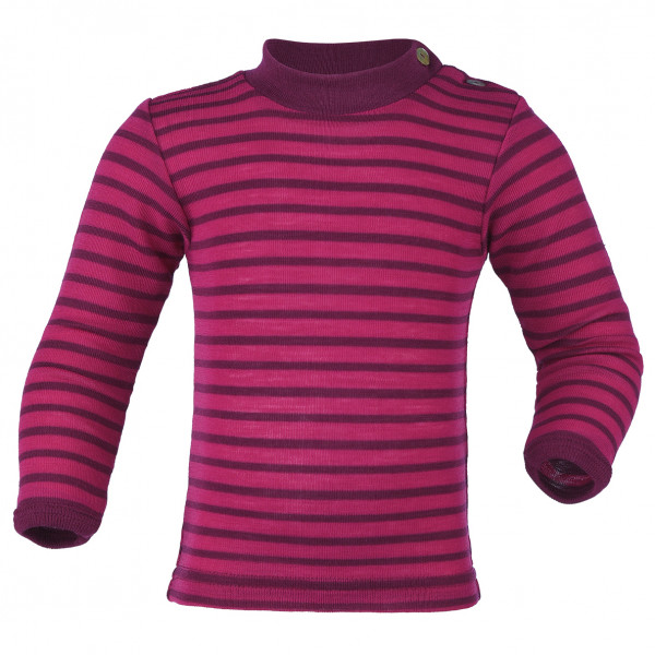 Engel - Baby-Shirt L/S geringelt - Merinounterwäsche