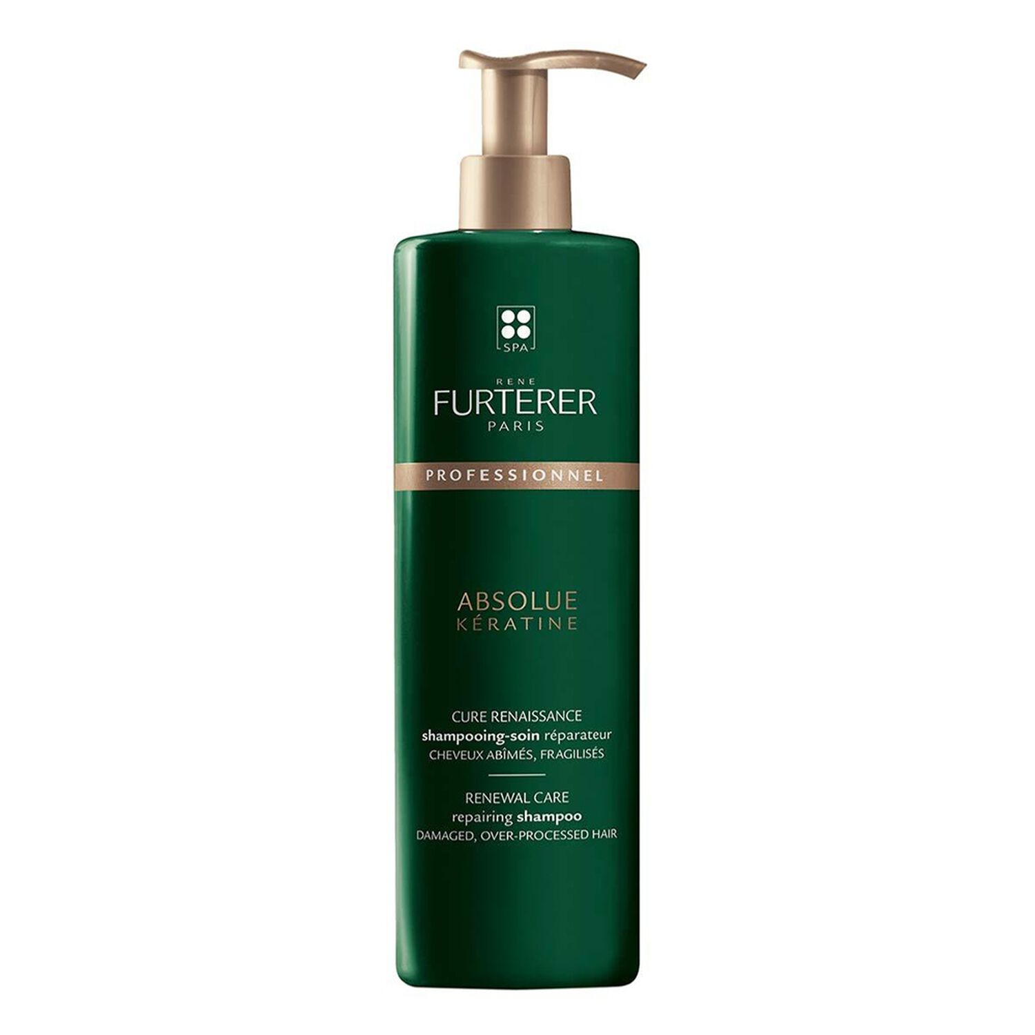 René Furterer Shampoing Renaissance Absolue Kératine - Cheveux cassants - 600 ml