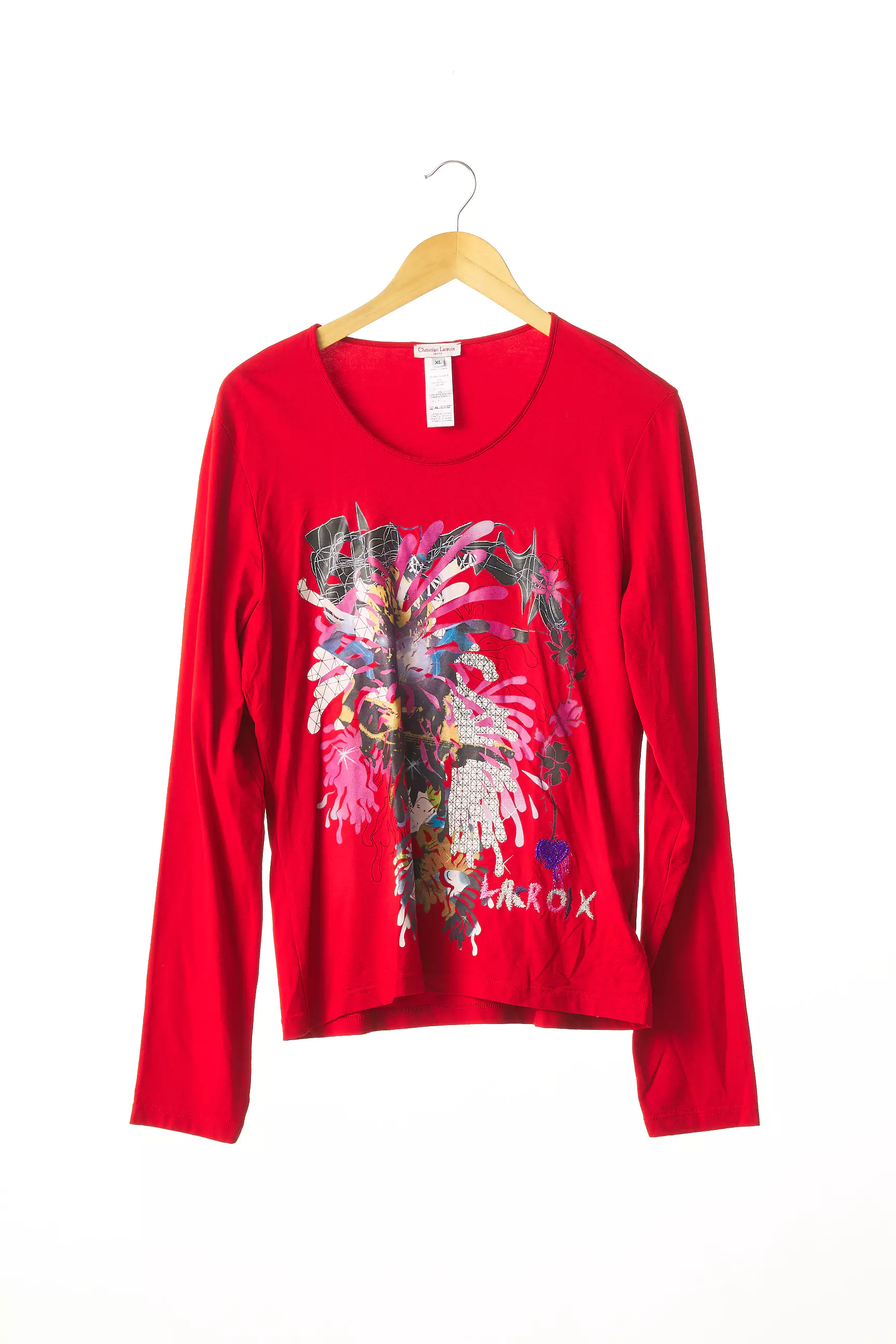 Christian Lacroix Tshirts Femme couleur rouge