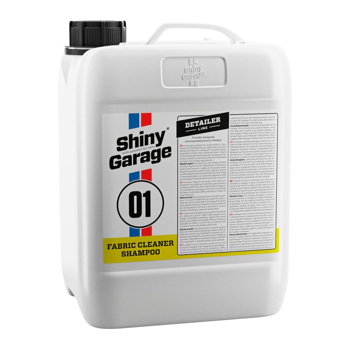 Shiny Garage Fabric Cleaner Shampoo Textilreiniger 5L