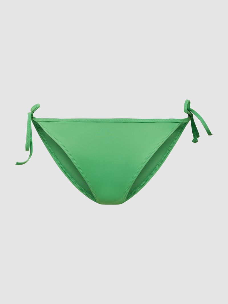 Bikini-Slip mit Label-Print Modell 'CHEEKY' in grün