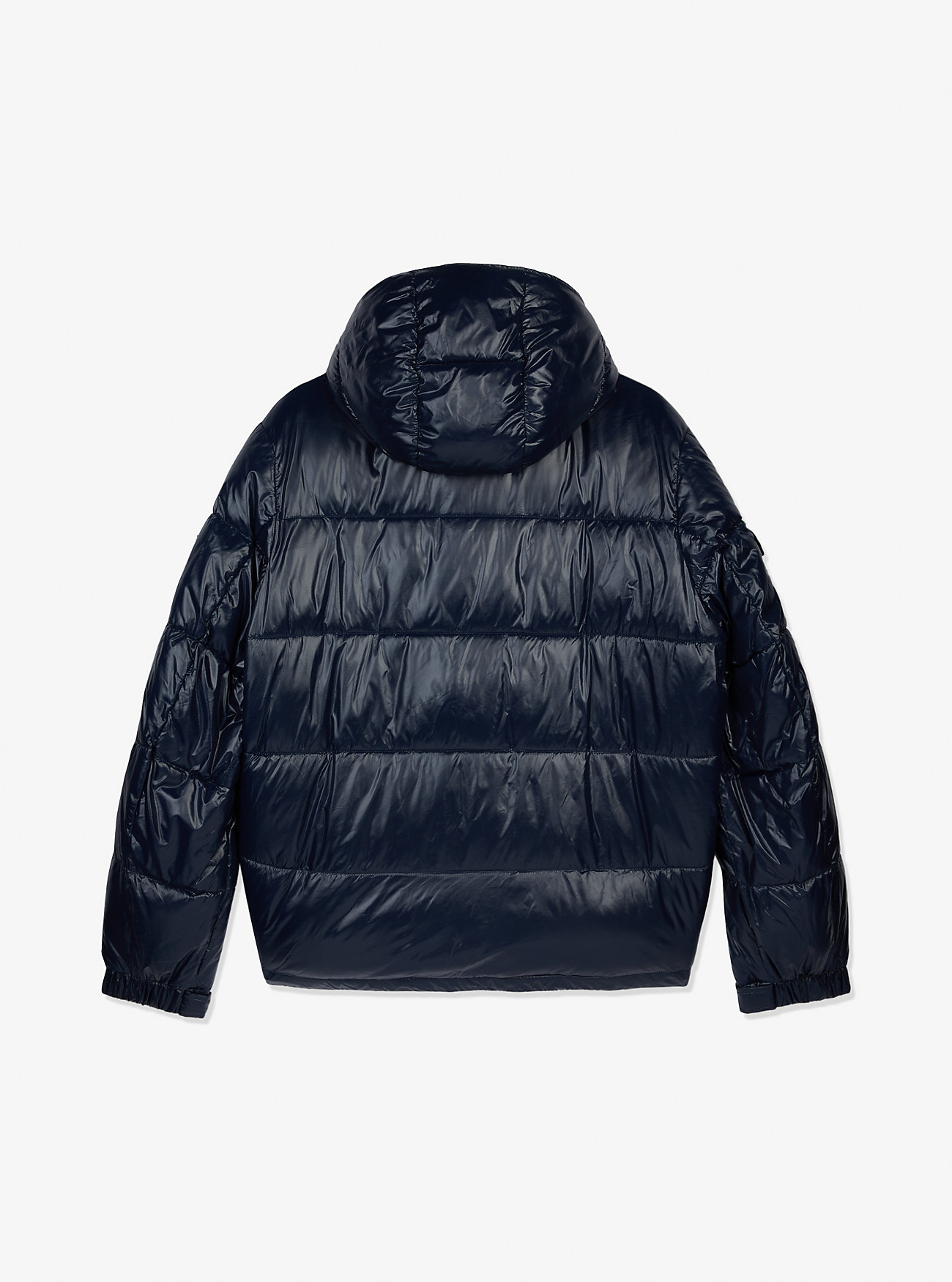 Northend vattert nylon pufferjakke - MARINEBLÅ