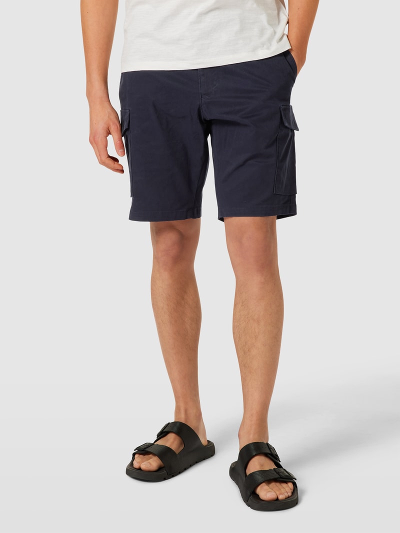 Cargoshorts mit aufgesetzten Taschen Modell 'HARLEM' in marineblau